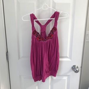 Free People Racer-Back Tank Top